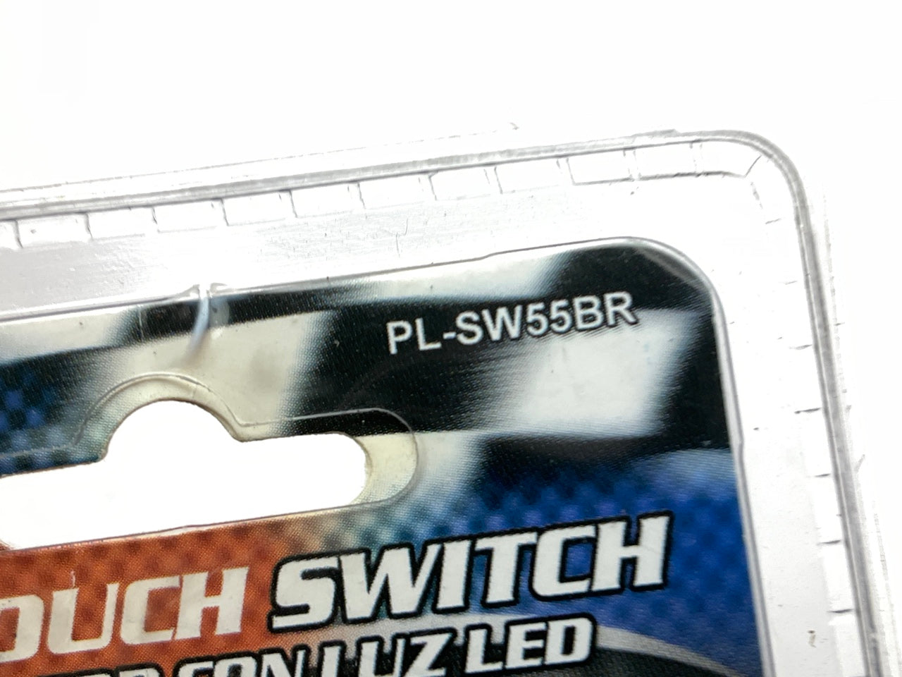 Pilot PL-SW55BR LED Touch Activated Switch, 12V, Blue On, Red Off