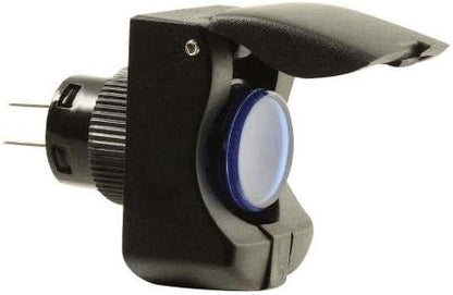 Pilot Automotive PL-SW58B Safety Cover Push Button Switch With Blue LED