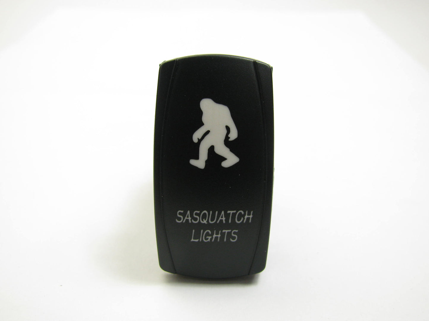 Pilot PL-SW67W Universal 12V White LED Rocker Switch ''SASQUATCH LIGHTS'' ON-OFF