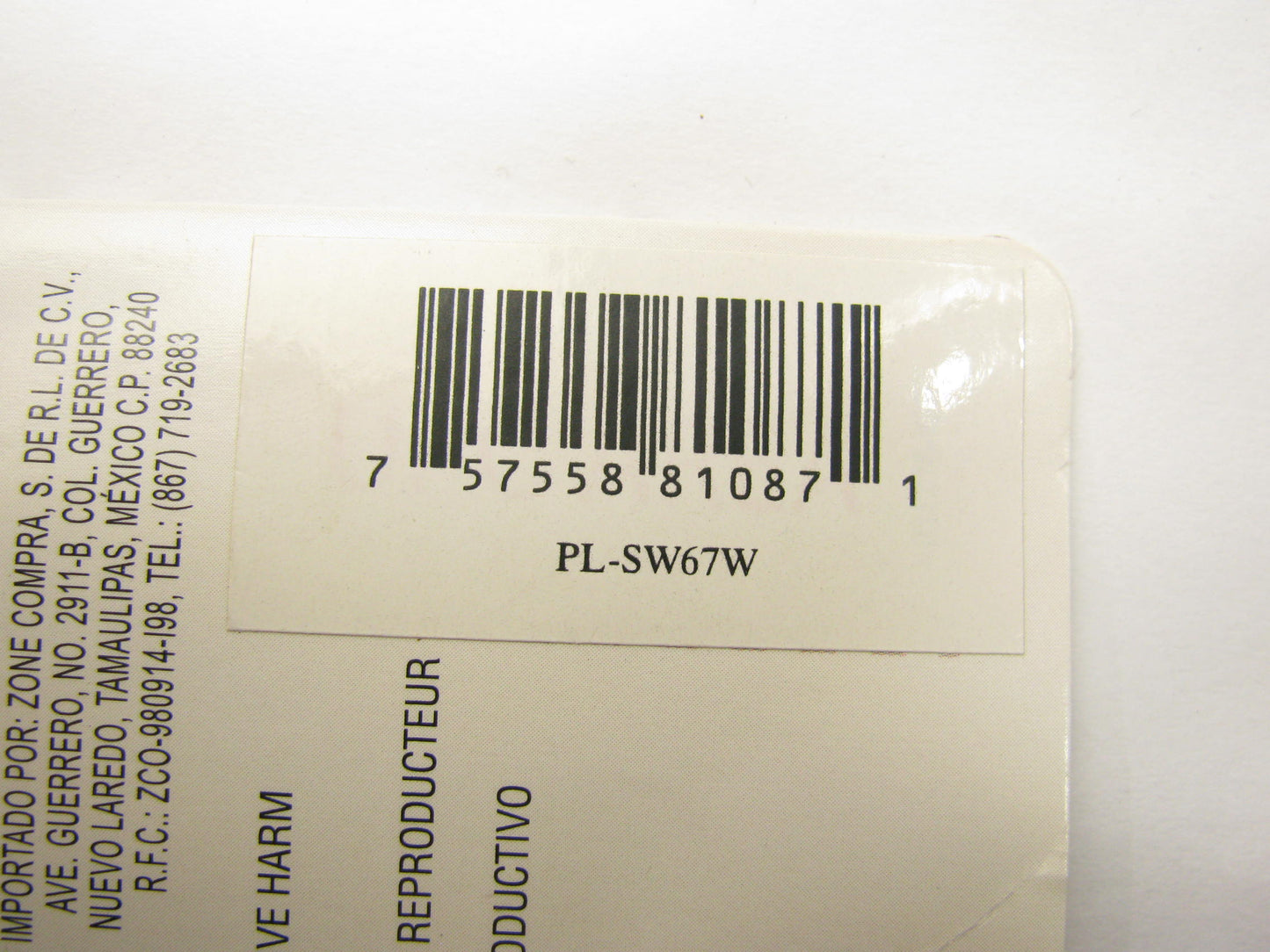Pilot PL-SW67W Universal 12V White LED Rocker Switch ''SASQUATCH LIGHTS'' ON-OFF