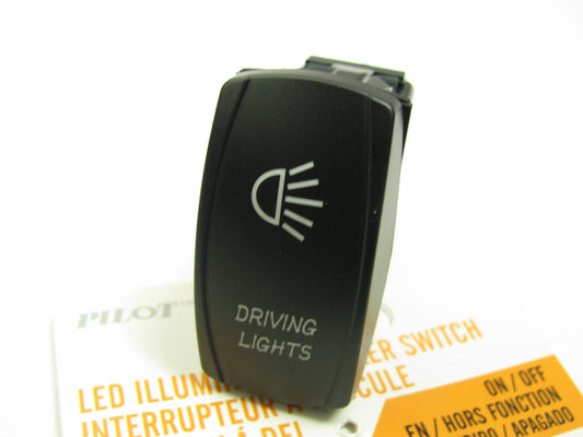 Pilot PL-SW93R 12V Universal Red LED Illuminated ON-OFF Rocker Switch