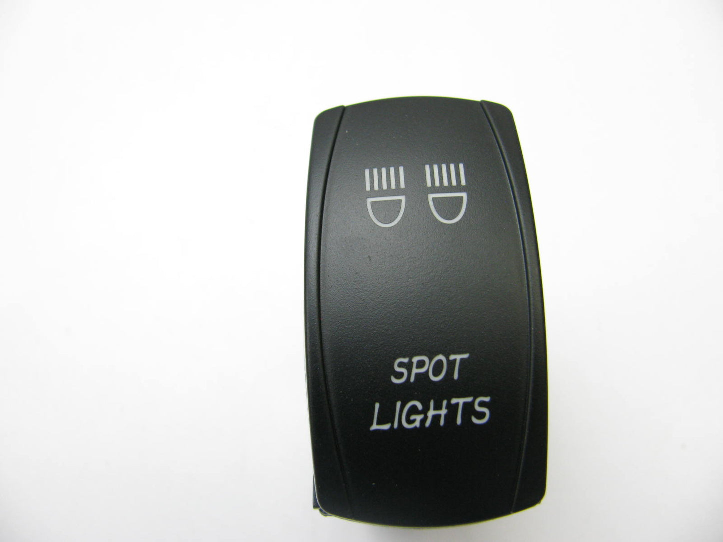 Pilot PL-SW98W 12V Universal Rocker ON-OFF Switch ''SPOT LIGHTS'' White LED Lit