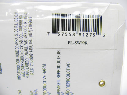 Pilot PL-SW99R Universal 12V ''Roof Lights'' LED Illuminated Switch - RED