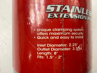 Pilot PM1036 - Stainless Exhaust Tip, 3.5'' Outlet, 2.25'' Inlet, For 1.5'' - 2''