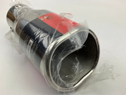 Pilot PM1050 9'' Oval Outlet Stainless Steel Exhaust Tip For 1.75''- 2.5'' Pipe