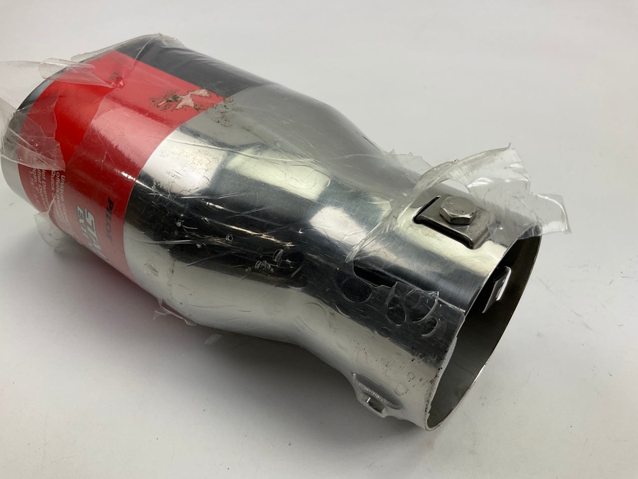 Pilot PM1050 9'' Oval Outlet Stainless Steel Exhaust Tip For 1.75''- 2.5'' Pipe