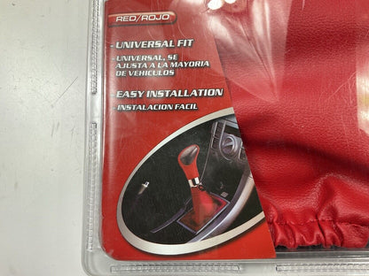 Pilot PM-170R Manual Transmission Shift Knob & Boot Kit Red,  Universal Fit