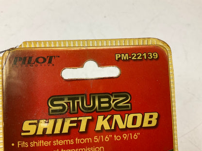 Pilot PM-22139 Manual Transmission Shift Knob For 5/16''-9/16'' Stem, W/ Adapters