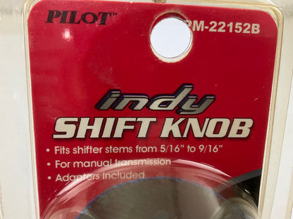 Pilot PM-22152B Manual Transmission Shift Knob For 5/16''-9/16'' Stem, W/ Adapters