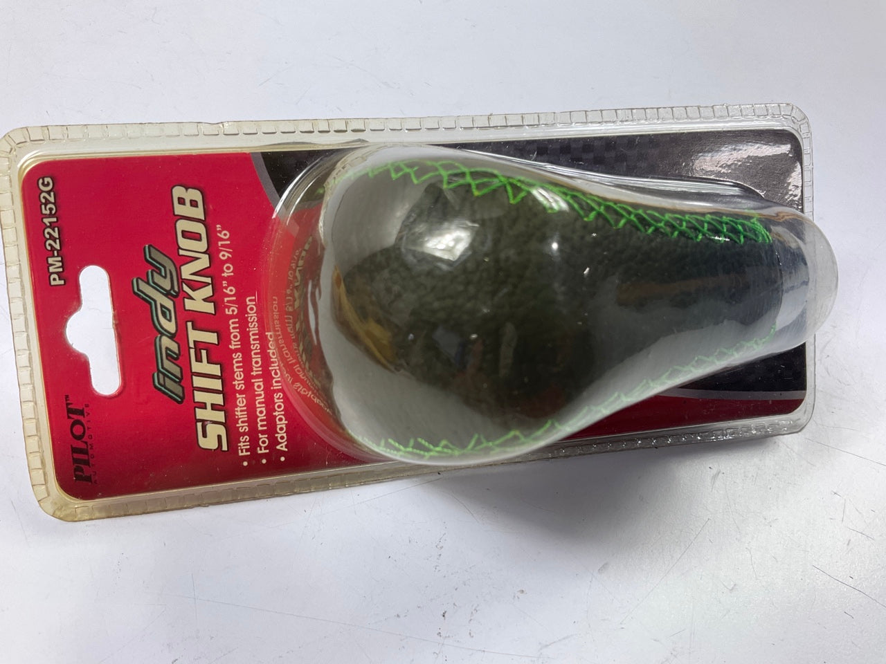 Pilot PM-22152G Manual Transmission Shift Knob For 5/16''-9/16'' Stems W/ Adapters