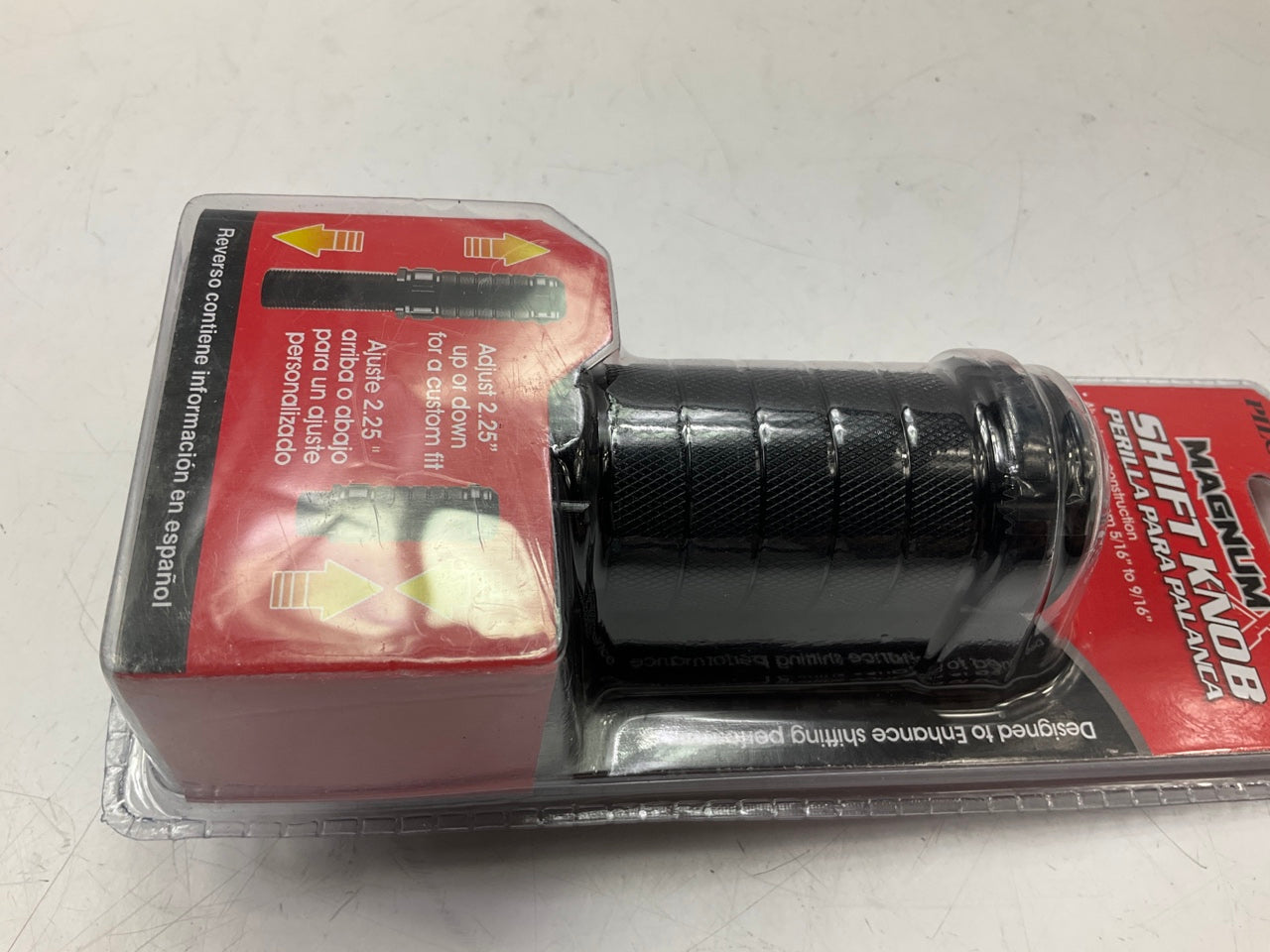 Pilot PM-22172E Manual Transmission Aluminum Gear Shift Knob, 5/16'' To 9/16''