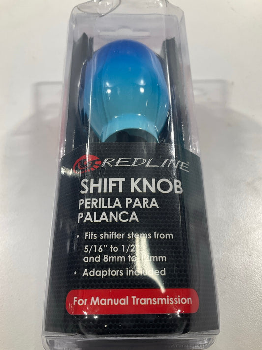 Pilot PM-22192B Blue/Light Blue Manual Transmission Shift Knob For 5/16''-1/2''