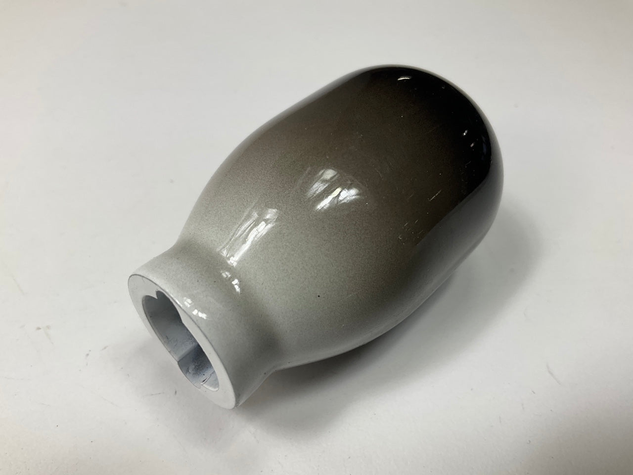OPEN - Pilot PM-22192E Black/White Manual Trans Shift Knob For 5/16''- 1/2'' Stem