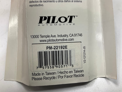 OPEN - Pilot PM-22192E Black/White Manual Trans Shift Knob For 5/16''- 1/2'' Stem