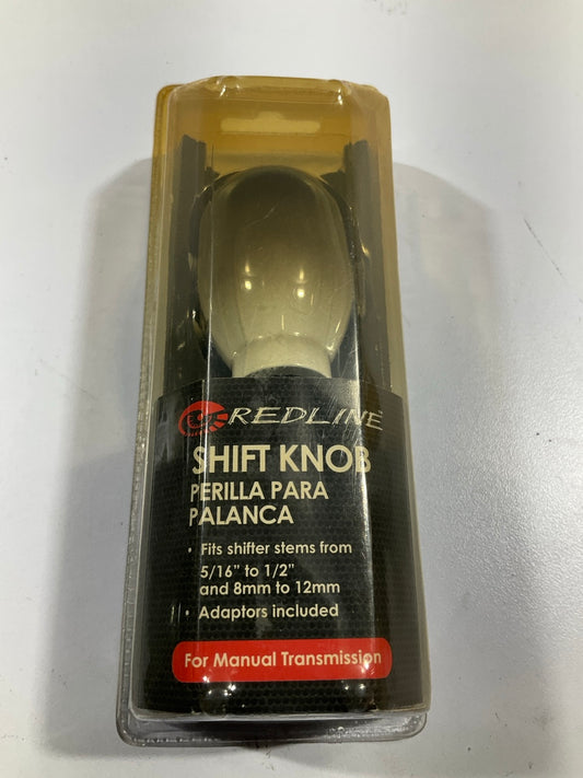 Pilot PM-22192E Black/White Manual Transmission Shift Knob For 5/16''- 1/2'' Stem