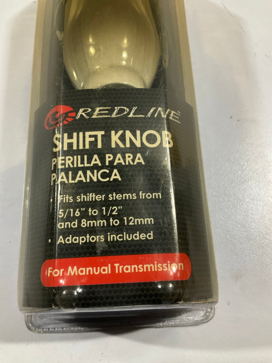 Pilot PM-22192E Black/White Manual Transmission Shift Knob For 5/16''- 1/2'' Stem