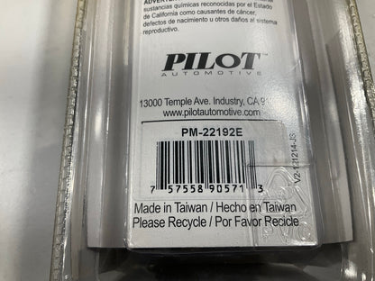 Pilot PM-22192E Black/White Manual Transmission Shift Knob For 5/16''- 1/2'' Stem