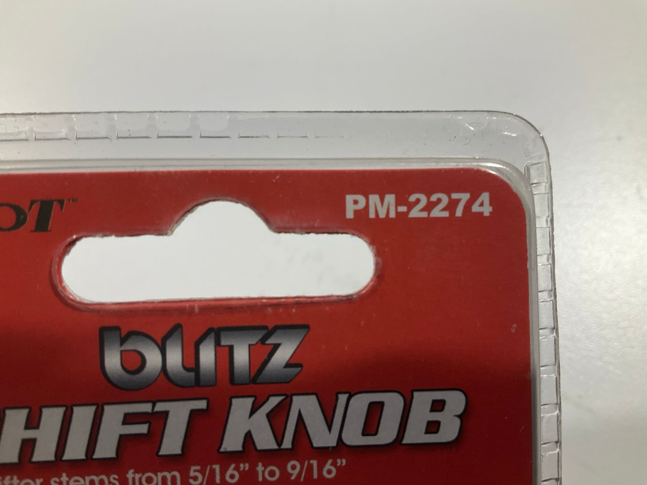 Pilot PM-2274 Manual Trans Shift Knob, For 5/16'' - 9/16'', W/ 4 Color Rings