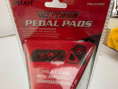 Pilot PM-2312R2 Universal Voltage Plastic Automatic Pedal Pad Set FOR AUTO TRANS