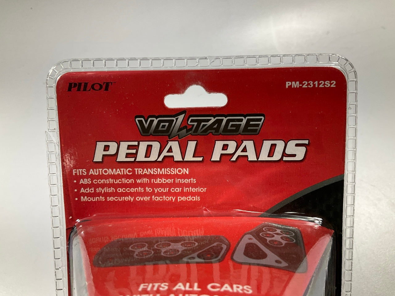Pilot PM-2312S2 Voltage Series Plastic Automatic Pedal Pad Set