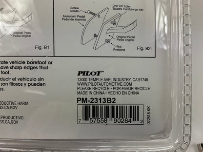 Pilot PM-2313B2 Voltage Plastic Manual Pedal Pad Set