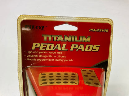 Pilot PM-23145 Titanium Universal Automatic Trans Pedal Pad Set