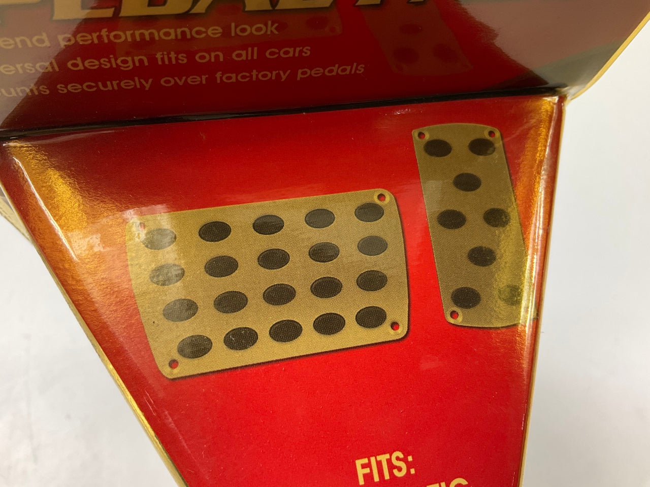 Pilot PM-23145 Titanium Universal Automatic Trans Pedal Pad Set