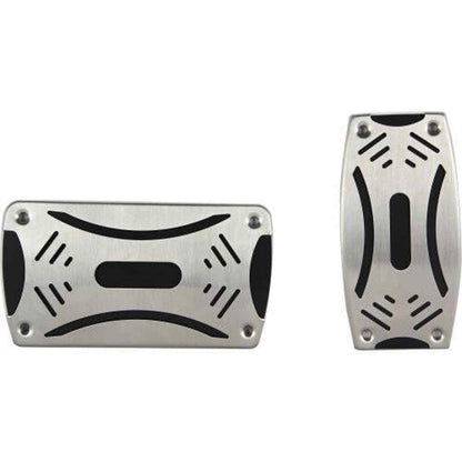 Pilot PM-2358E2 Tronix Aluminum Automatic Pedal Pad Set, Auto. Pedal Covers