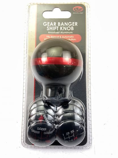 Pilot PM-2380 Redline Aluminum Ball Shift Knob, Manual & Auto, 5/16'' To 9/16''