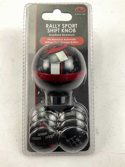 Pilot PM-2381 Redline Aluminum Ball Shift Knob, Manual & Auto - 5/16''To 9/16''