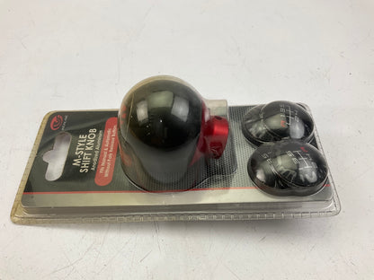 Pilot PM-2382 Red Matte Ball Shift Knob For Manual / Automatic Shifters