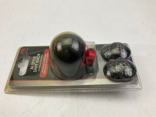 Pilot PM-2382 Red Matte Ball Shift Knob For Manual / Automatic Shifters