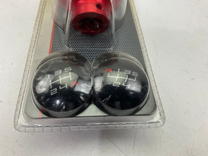 Pilot PM-2382 Red Matte Ball Shift Knob For Manual / Automatic Shifters