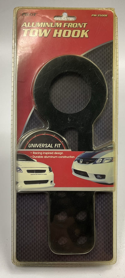Pilot PM-3500E Aluminum Universal Front Tow Hook, Black