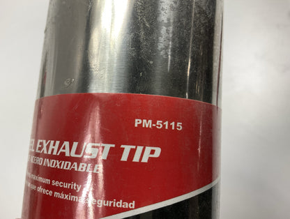 (2) Pilot PM5115 Stainless Steel Oval Angle Cut Bolt-On Exhaust Tip (2'' Inlet)