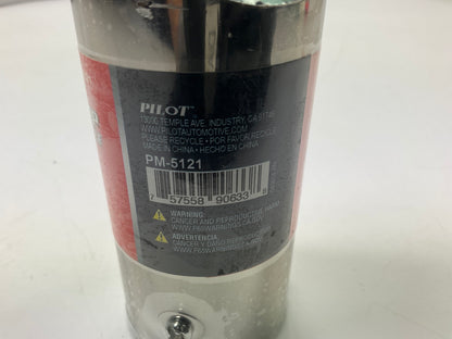 Pilot PM5121 6'' Stainless Steel Exhaust Tip, Slant Cut, 1-3/4''-2-1/8''