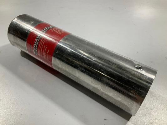 Pilot PM5125 Stainless Steel Exhaust Tip, Straight, 9''x2.5''x2.5'' For 1.75''-2.25''