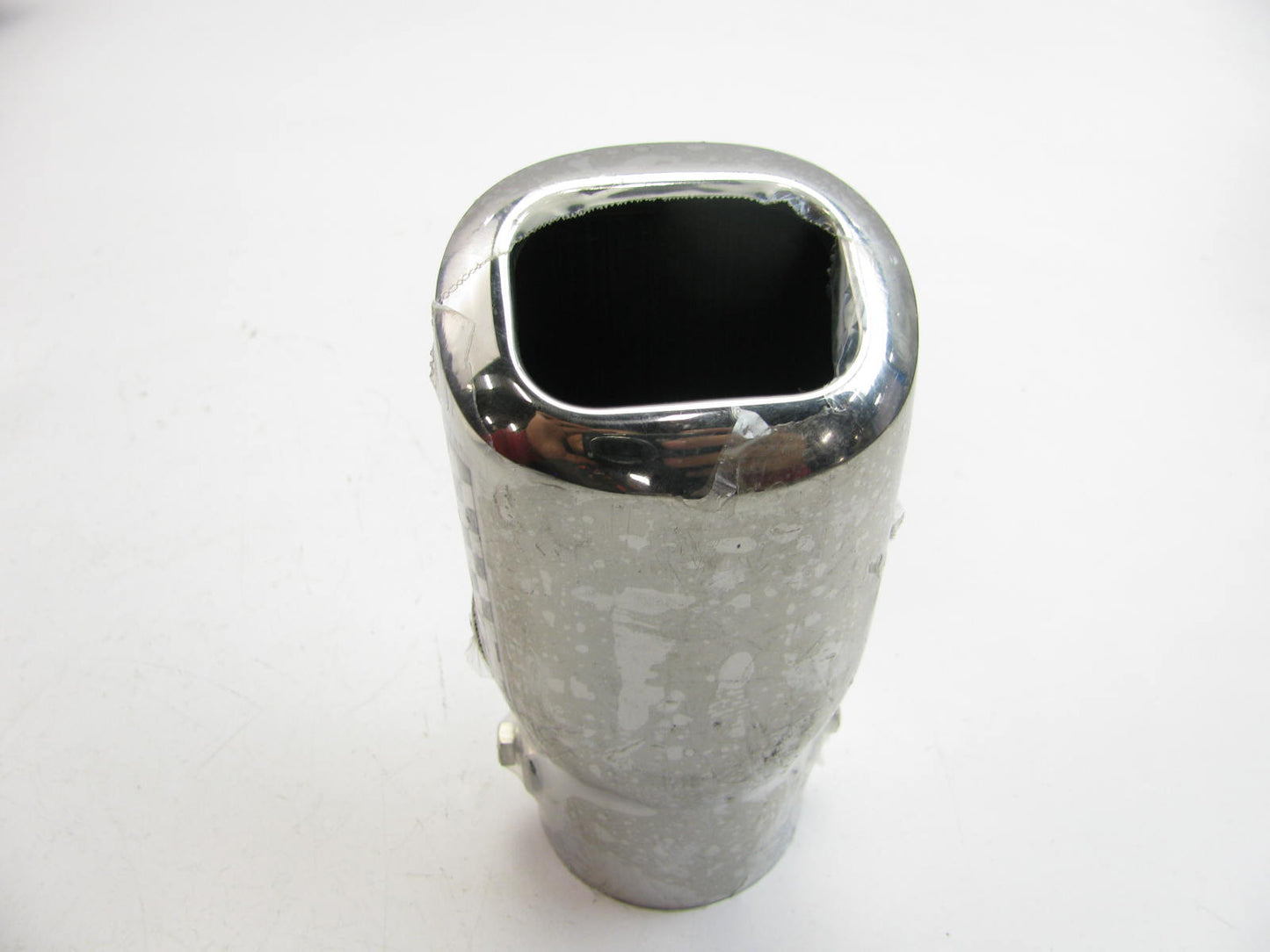 Pilot PM-572A Universal Squared Rolled Exhaust Tip - 2-1/4'' Diameter X 6'' Long