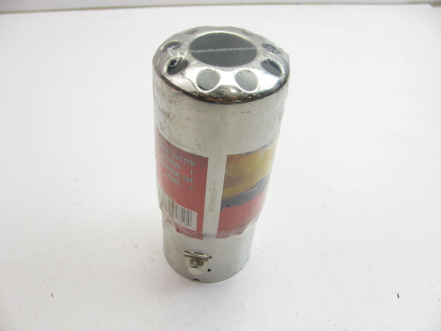 Pilot PM585 Universal Stainless Steel Exhaust Tip - Bolt On 2.75'' In 3'' Out