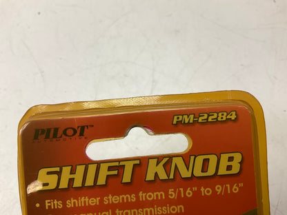 Pilot Pm2284 Manual Transmission Shift Knob For 5/16''-9/16'' Stem, W/ Adapters