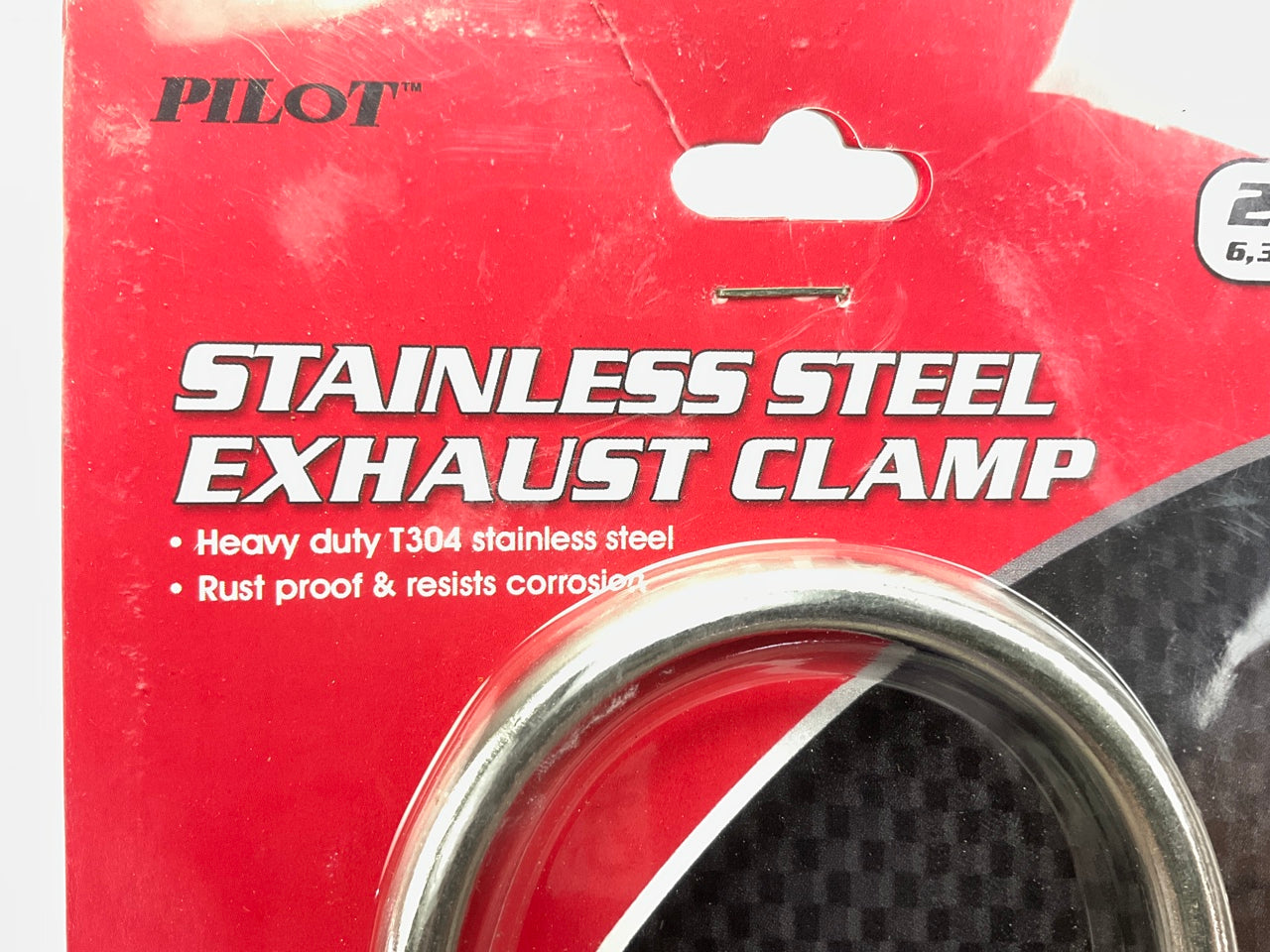 Pilot Automotive PMD-607 2.5'' Stainless Steel Car Muffler Exhaust Clamp