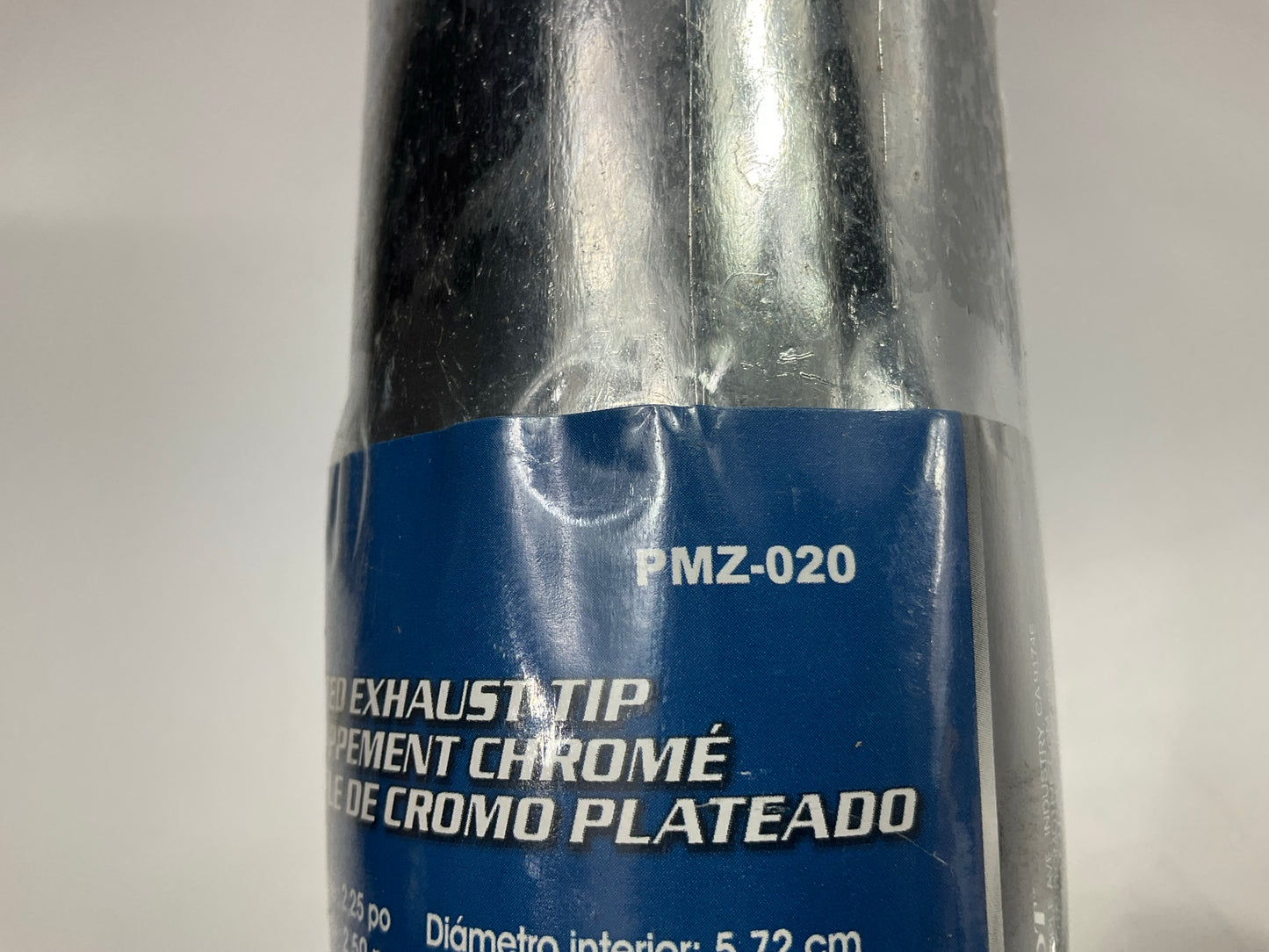 (2) Pilot PMZ020 Chrome Exhaust Tip 8.25'' Long, For 1.75'' To 2'' Exhaust Pipe