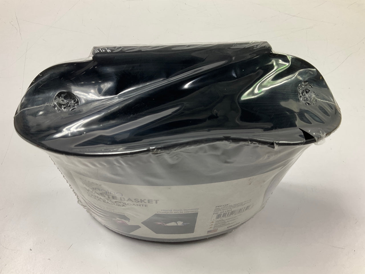 Pilot PR201SH Black Portable Waste Trash Basket