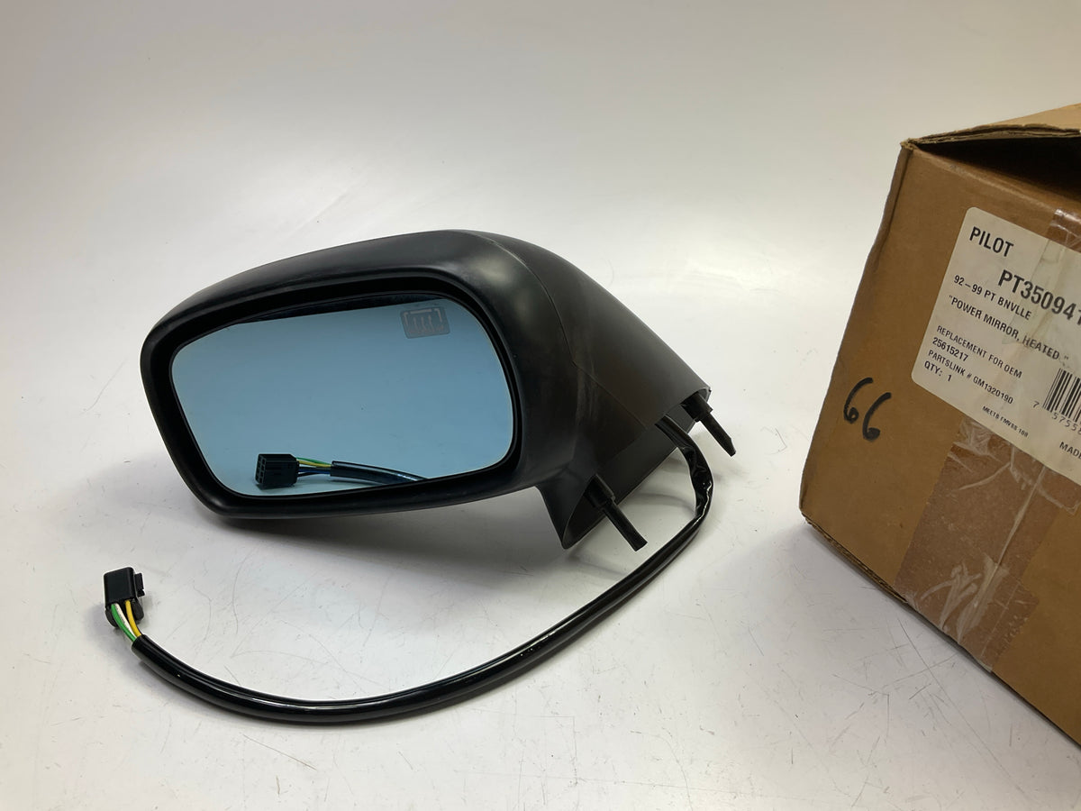 Pilot PT3509410-2L00  Heated, Power Adjust Left Mirror 92-99 Pontiac Bonneville
