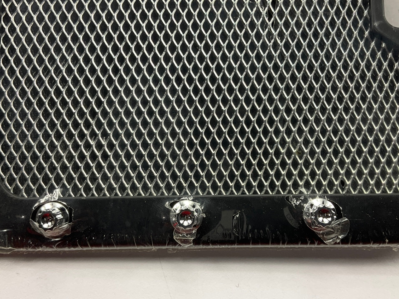 Pilot RBP-121 Black License Frame And Plate Combo With Mesh And Star Logo