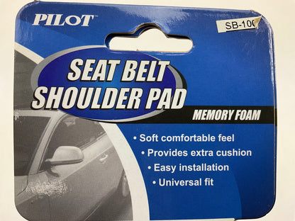 (2) Pilot SB1001 Universal Memory Foam Seat Belt Shoulder Pad