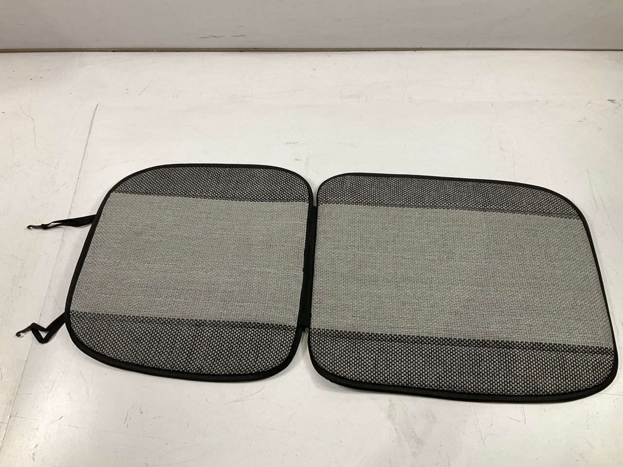 (2) Pilot SC274G - Black & Gray Soft Universal Seat Cushions