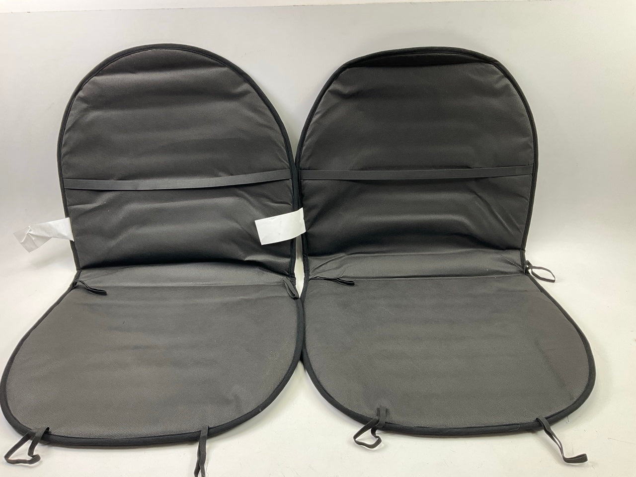 (2) Pilot Automotive SC-275E Universal Black Seat Cushions With Lumbar Support