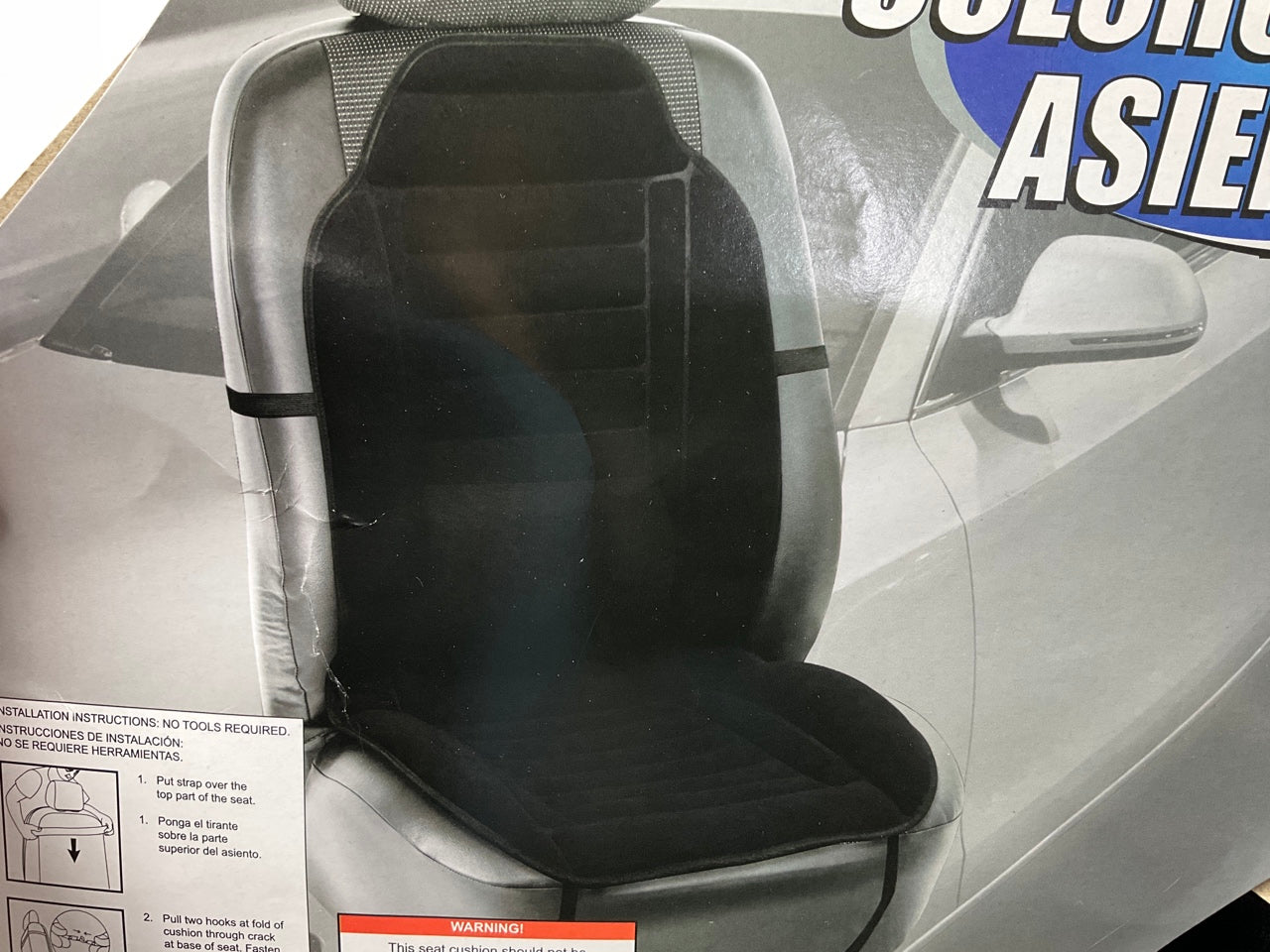 Pilot Automotive SC-275E Universal Black Seat Cushion With Lumbar Support