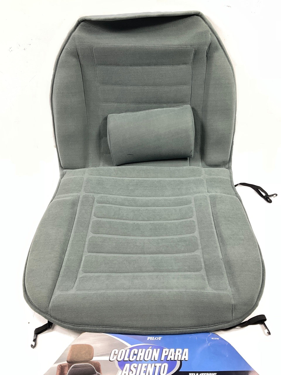 Pilot SC-275G Gray Seat Cushion With Lumbar Support